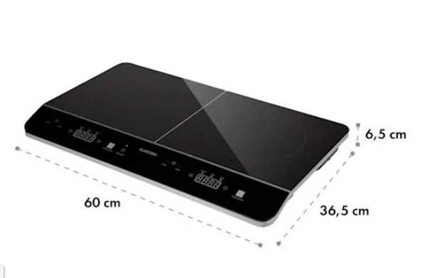 Подвійна індукційна плита Klarstein VariCook Neo, 3500 Вт,