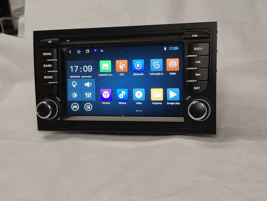 Radio 2 DIN Android Audi A4 – 2G RAM – Novo com Garantia
