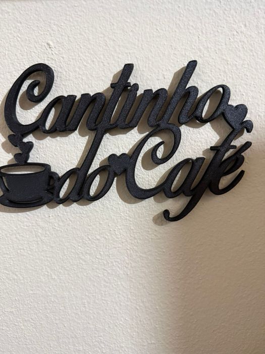 Placa Decorativa “Cantinho do Café”
