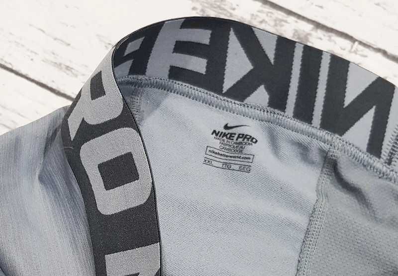 Nike * Pro * legginsy * męskie * szare * idealne * XXL