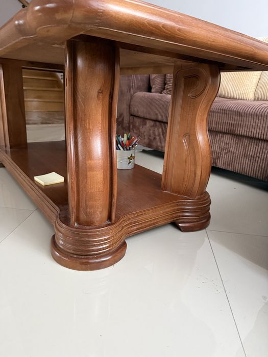 Ława dębowa lite drewno.