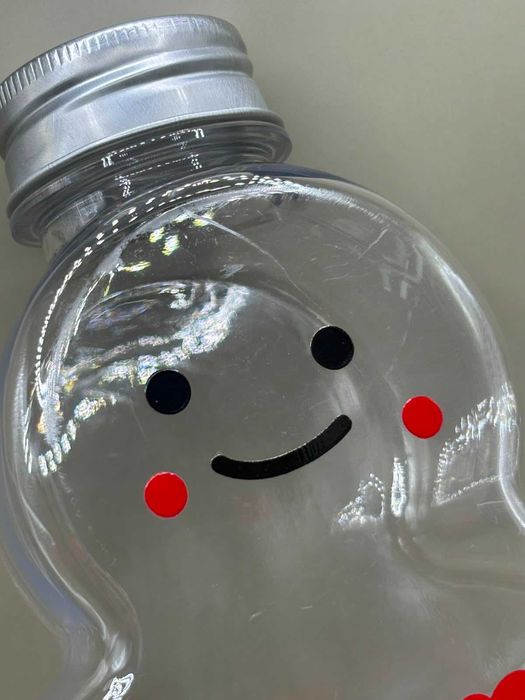Butelka Piernik Świąteczna Plastikowa 500ml Przeźroczysta kod A228
