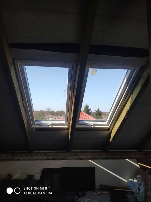 Montaż , wymiana , sprzedaż okien dachowych. GWARANCJA. 2300 zł