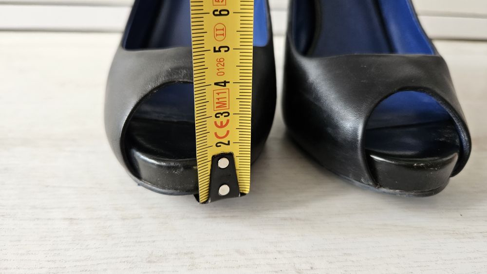 Szpilki peep toe 5th Avenue r.37
