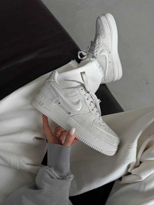 !ТОП! Nike Air Force 1 ‘07 Wolf Grey Suede | 36 37 38 39 40 41 42 43