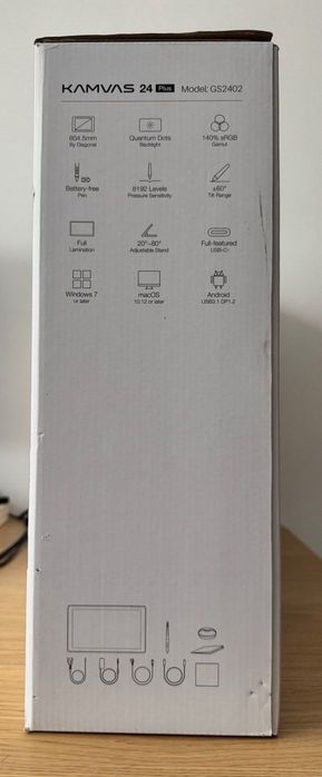 Tablet Graficzny Kamvas 24 Plus (Qhd)