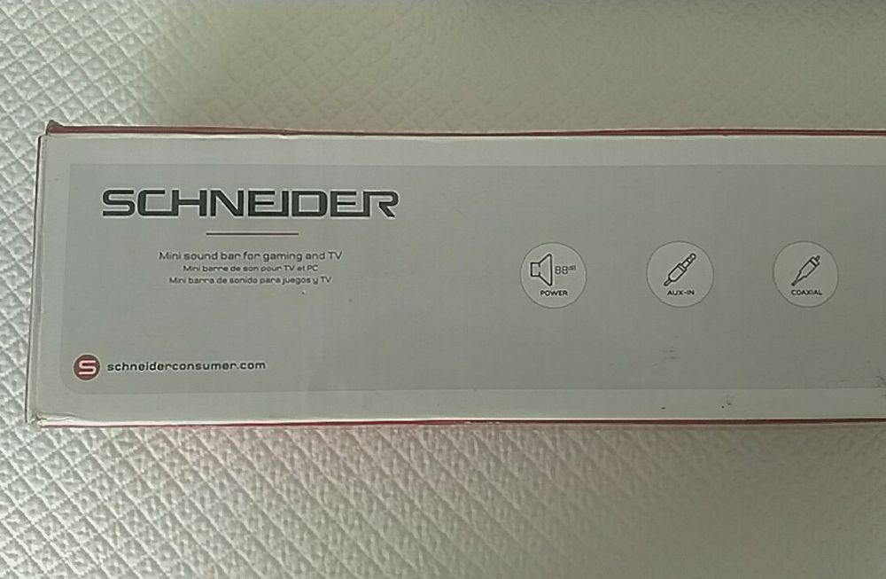 Barra de som Schneider bluetooth 2.0
