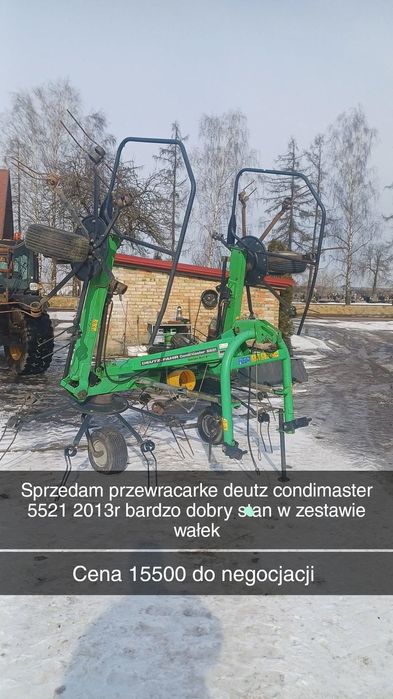 Przewracarka pottinger deutz fahr fella krone