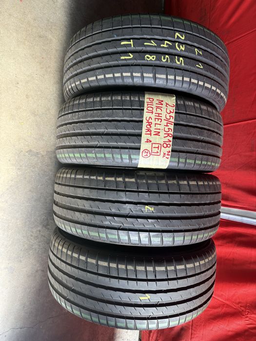 Pneus 235/45/18 Michelin Homolgacao tesla completamente novos