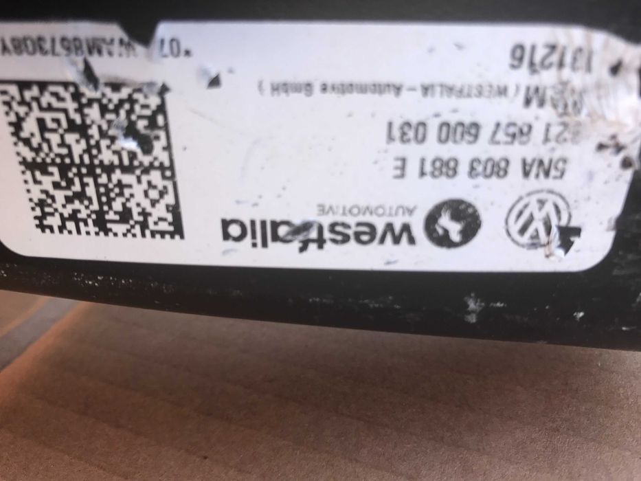 VW Volkswagen tiguan 2 hak holowniczy elektryczny 5na