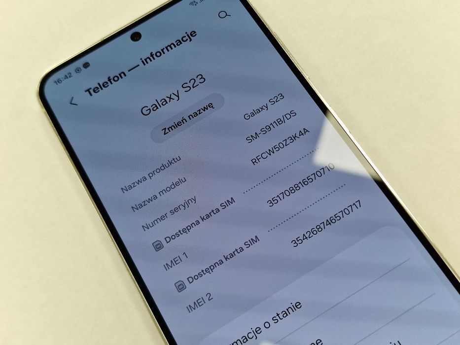 Samsung Galaxy S23 Dual SIM/ 8GB/ 256GB/ Grade A-/ Cream + ładowarka