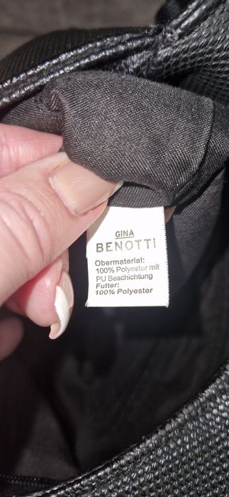 Сумка Gina Benotti Италия, вместительная, немромокаема 26х26х10 смя