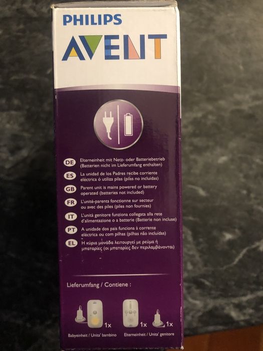 Intercomunicador Bebé philips Avent SCD501 - áudio até 300m