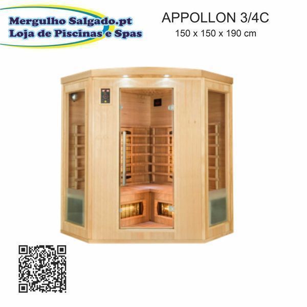 Sauna de infravermelhos SOLARIS 3/4 Lugares - 2.355€  Mergulho Salgado
