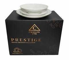 _ Ćmielów _ serwis obiadowy z porcelany dla 6 osób