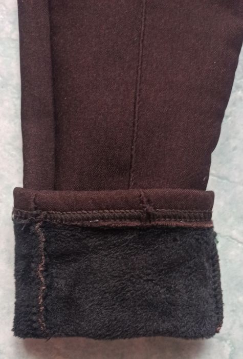 Spodnie/legginsy dziewczęce ocieplane.