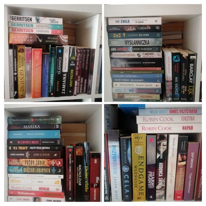 Książki różne gatunki ceny 5-15 zł