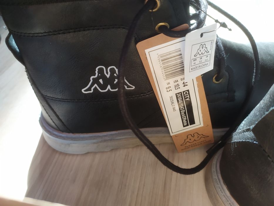 Kappa City 44 eleganckie męskie buty nowe ocieplane ciepłe zimowe