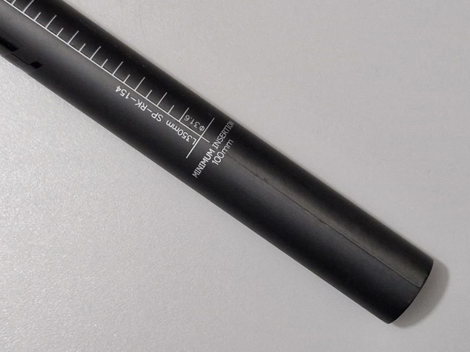 Espigão de selim FSA em carbono 31,6mm novo a estrear