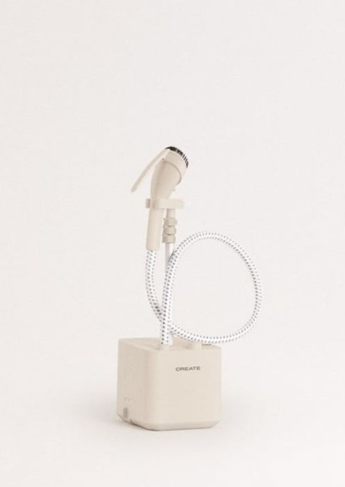 Ferro de engomar de vapor vertical com base