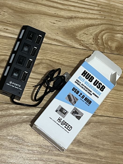 port usb hub usb alti-velcoidade 480MBPS SUPEDRTE A HD DE ATE 500GB