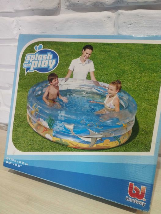 Басейн дитячий Bestway "Підводний світ" 170*53 см (51048)