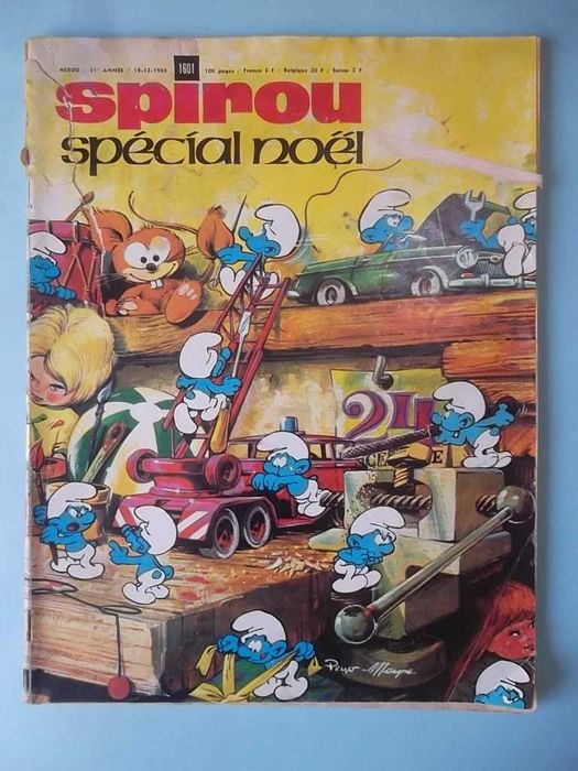 SPIROU (em francês) - Edições Especiais de Natal e outras. 5EUR cada.