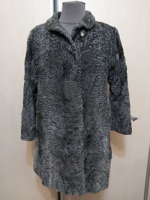 Каракуль  Серый ,свакара. 52-54. шуба
