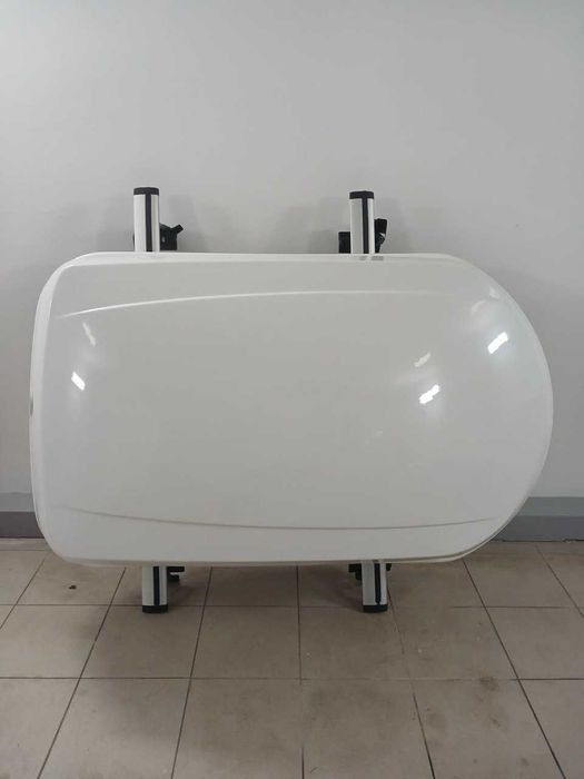 Автобокс Amos(Польща) 400 л + алюмінієві поперечини  (на плоский дах)