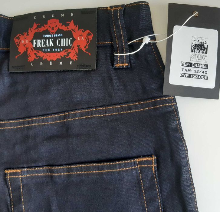 Calças Ganga Novas Le Freak Chic Chanel tam. 32/40 Homem