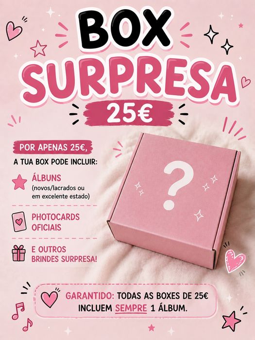 Box surpresa ( kpop )