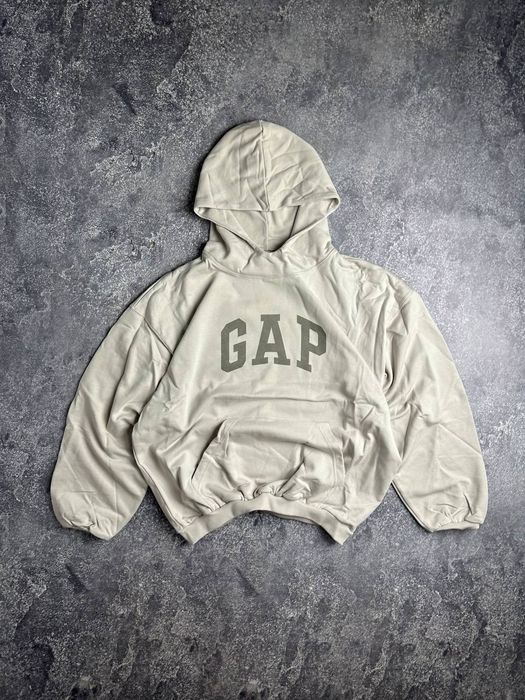 Yeezy GAP BALENCIAGA dove hoodie oversize бежевий худі худи оверсайз М