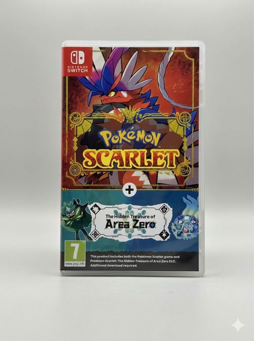 Gra Pokémon Scarlet + DLC The Hidden Treasure of Area Zero ( Switch )