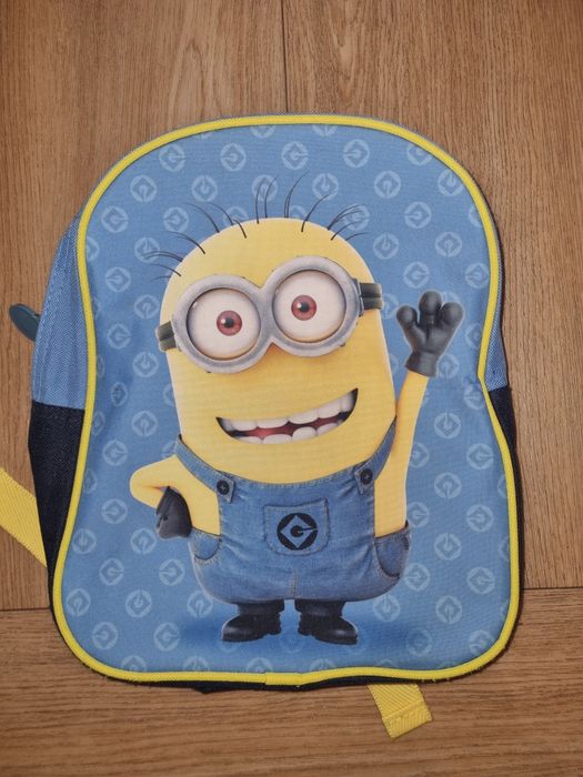 Maly plecaczek wycieczkowy, plecak przedszkolny Minionek, Minionki