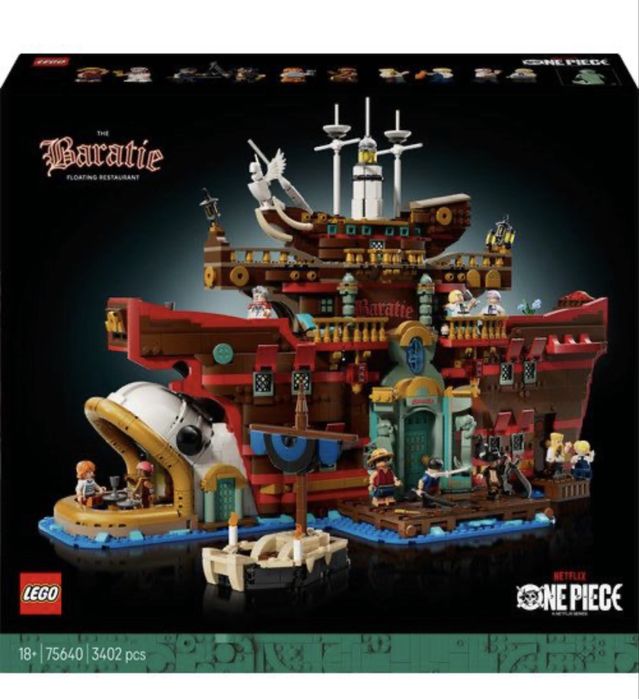 LEGO® ONE PIECE 75640 - Baratie, o Restaurante Flutuante