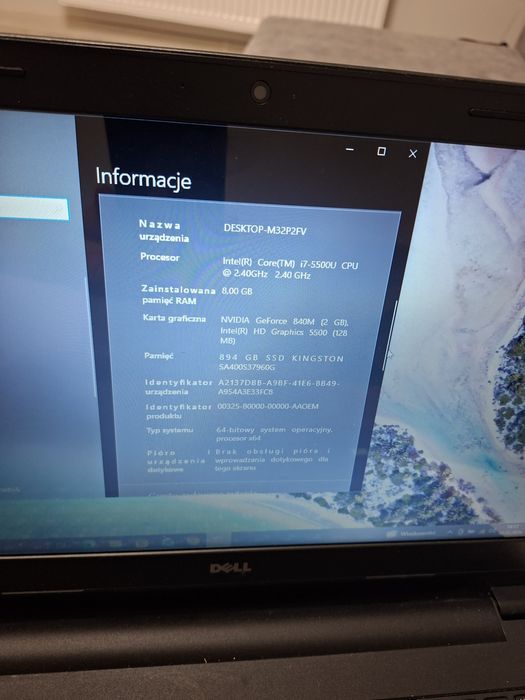 Laptop Dell INTEL CORE I7