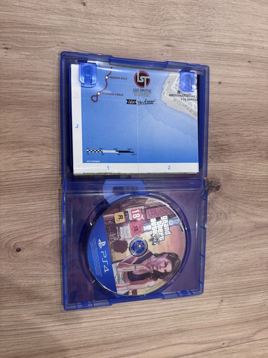 Płyta GTA PS4.