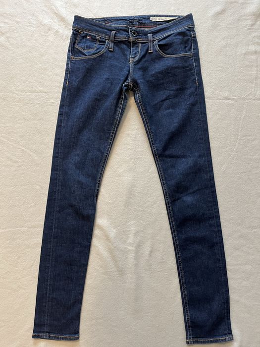 Jeansy Tommy Hilfiger Denim W31 L34 Skinny Nevada granatowe