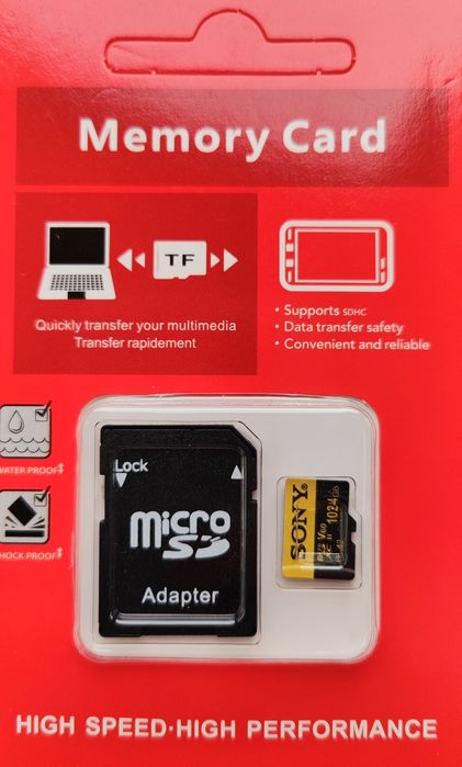 Karta pamięci 1000Gb nowa z adapterem.