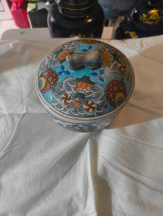 1 vaso de porcelana médio azul claro