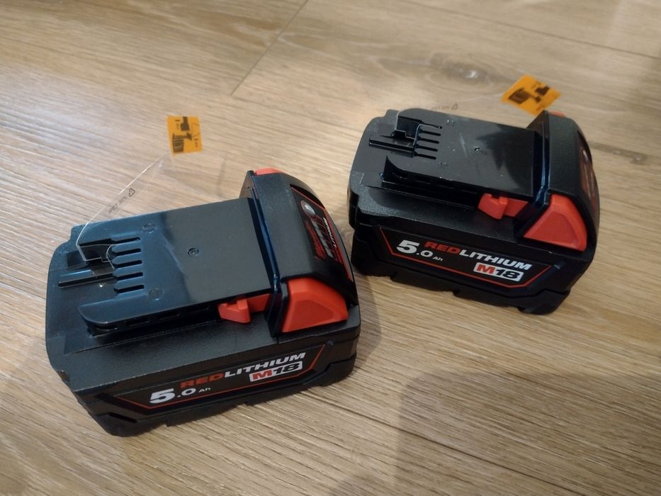 Nowe Baterie Milwaukee 5ah M18 redlihium nowe  2 szt