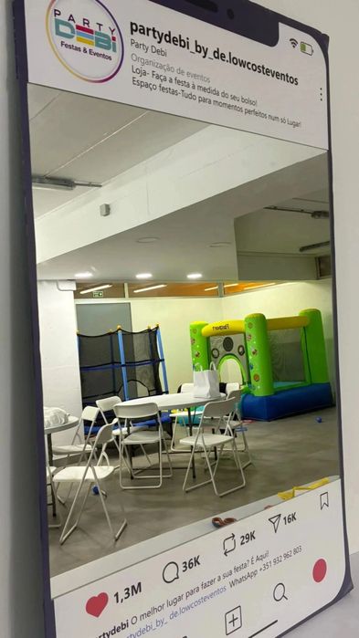 Aluguer espaço para Festas Marvila