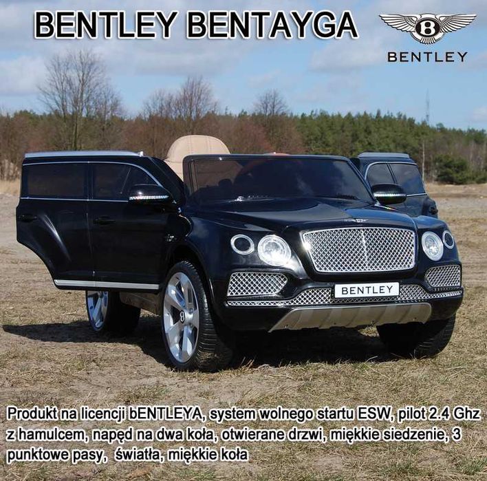 BAWIBUS.PL Auto na akumulator BENTLEY Bentayga samochód dla dzieci
