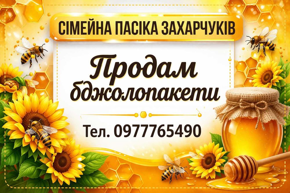 Продаються бджолопакети