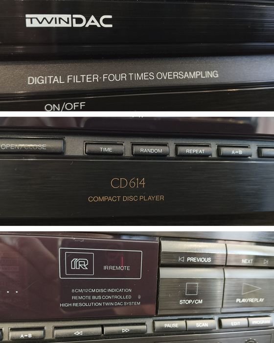 PHILIPS CD-614 Compact Disc Player 1990