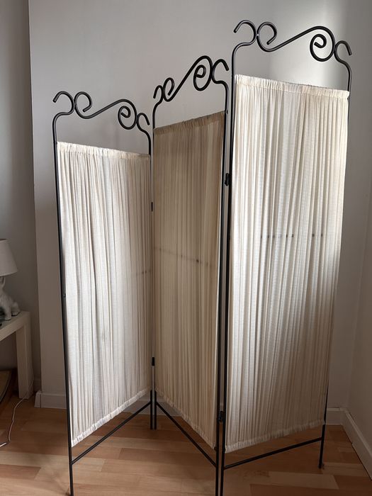 Parawan IKEA EKNE – Stylowy, kuty, 3-częściowy | Stan bardzo dobry