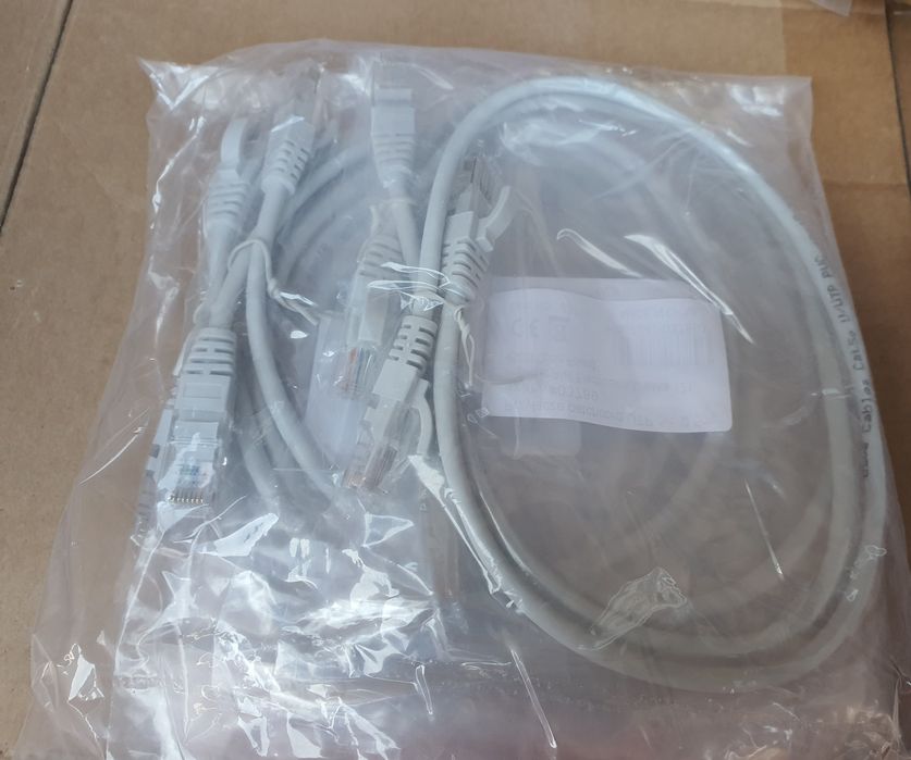 Przyłącze Patch cord lan kabel przewód komputerowy skrętka kolor