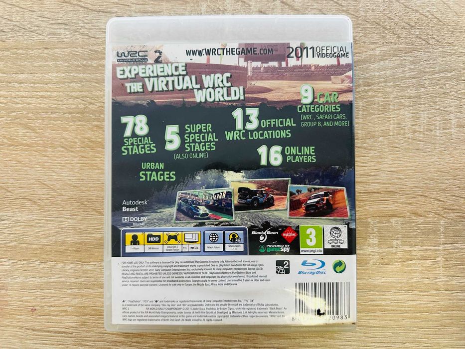 Gra PS3 WRC 2 Stan dobry Okazja!