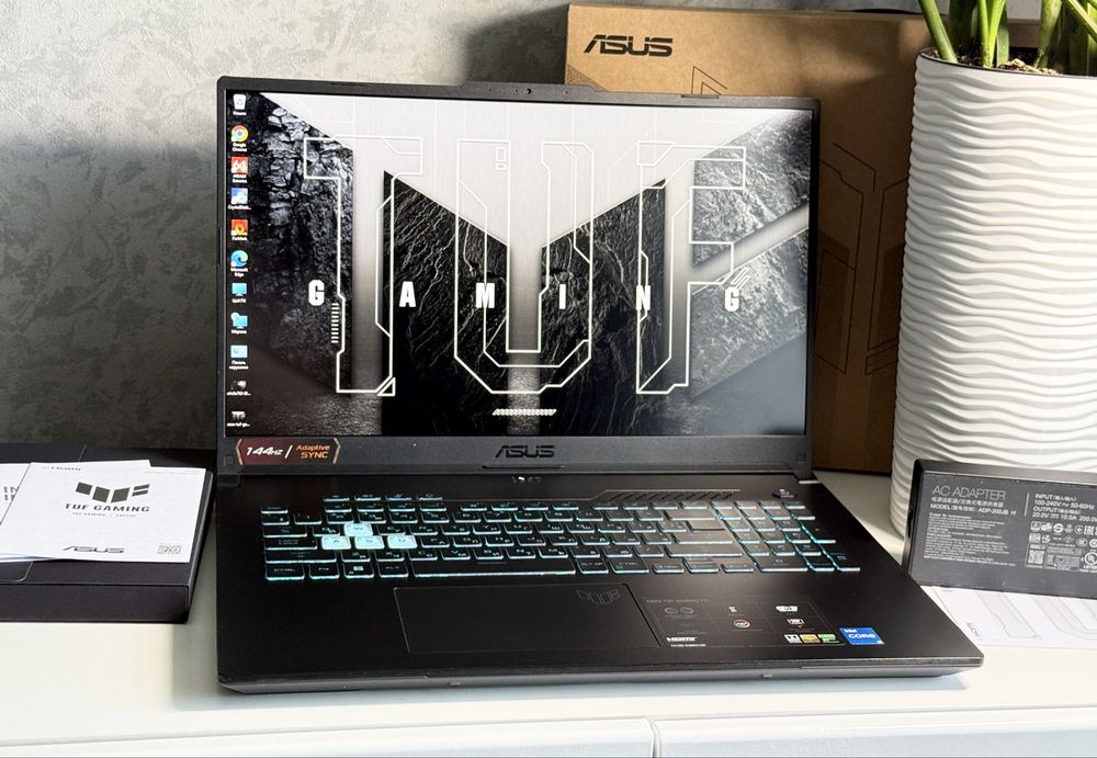 Asus Tuf F17/2025/i5-12th/RTX3050-4GB/144hz/16GB/512GB.