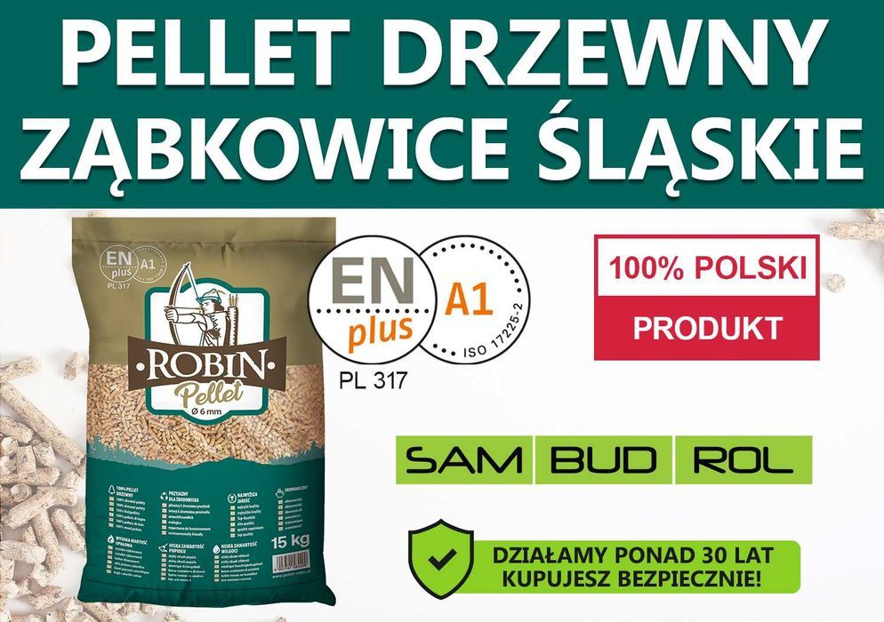 Pellet drzewny ZĄBKOWICE ŚLĄSKIE, certyfikat A1 ENplus, TRANSPORT